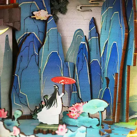 Penglai Wonderland book nook kit – detail view 11
