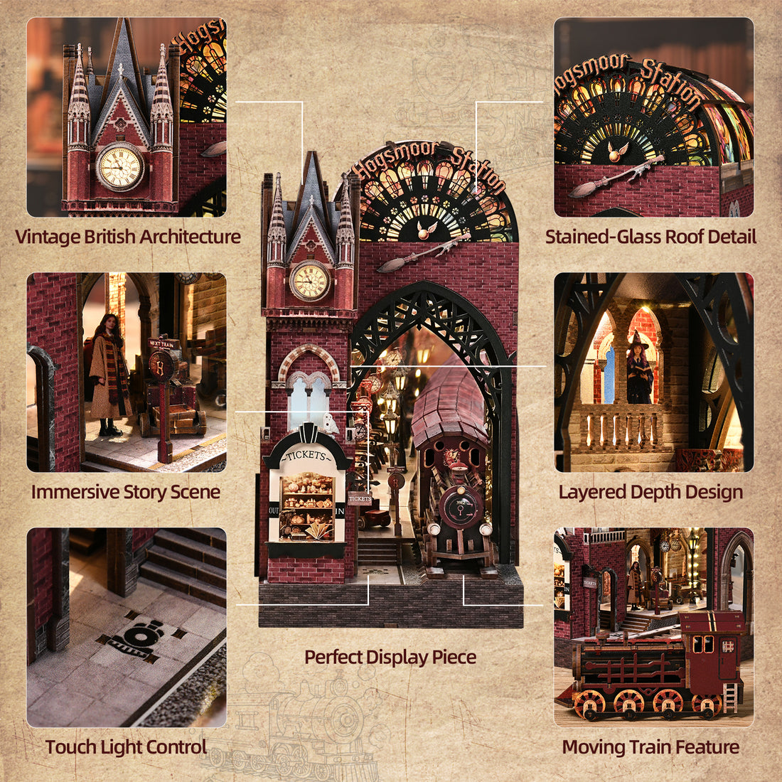 Hogsmoor Station Book Nook Kit