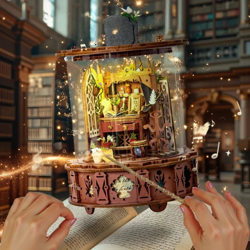 Spieluhr aus Holz „Magic Music Box“