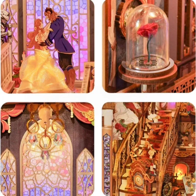 Beast and Beauty book nook kit – detail view 2