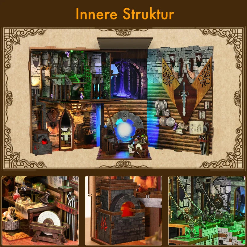 Blade and Magic Book Nook Kit