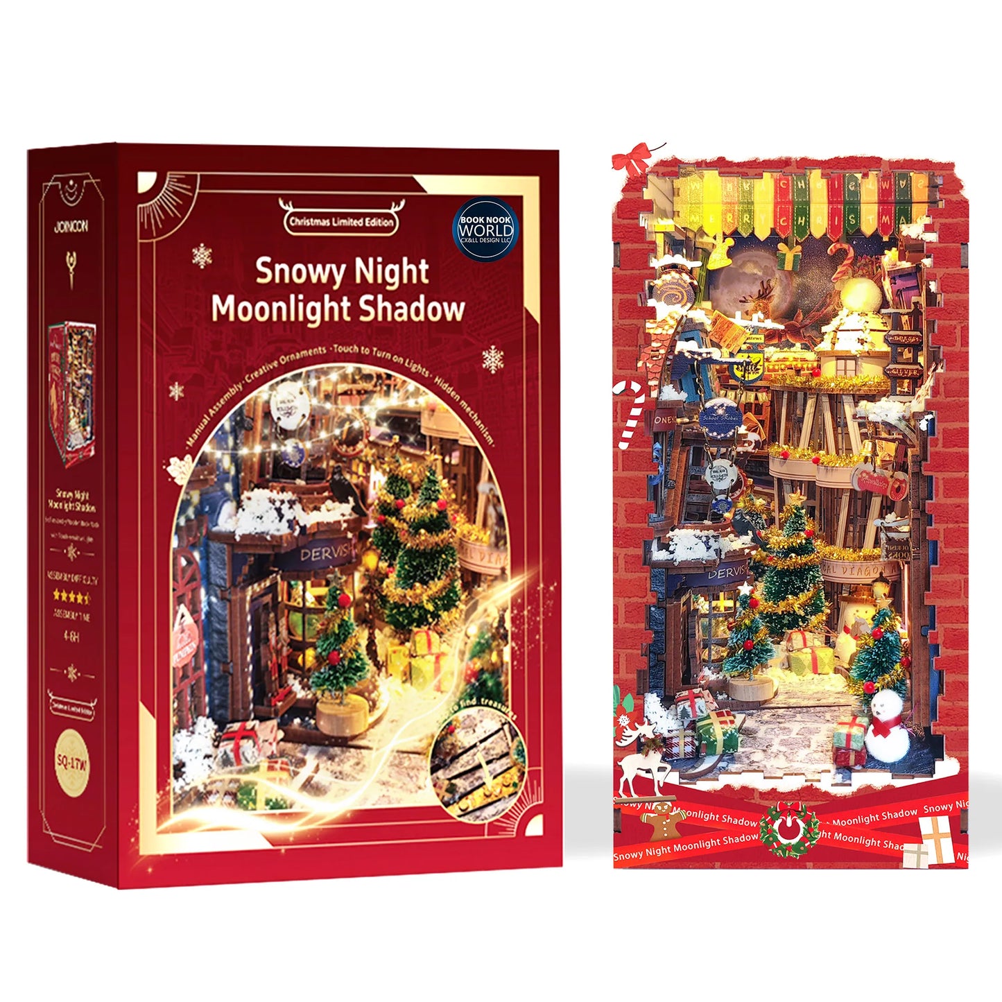 Booknook - Christmas Snowy Night