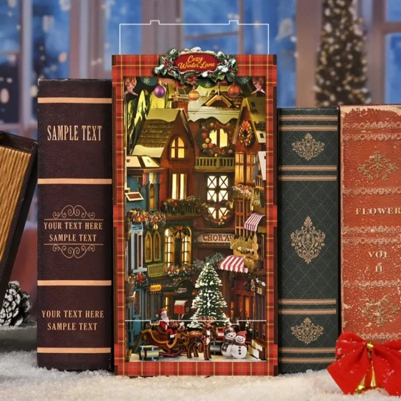 Christmas Street Corner Book Nook Kit