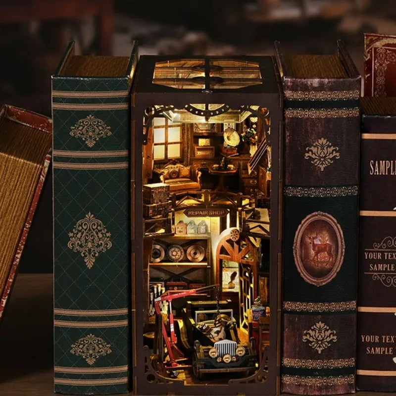 Craftsmanship Repair Shop Book Nook Kit