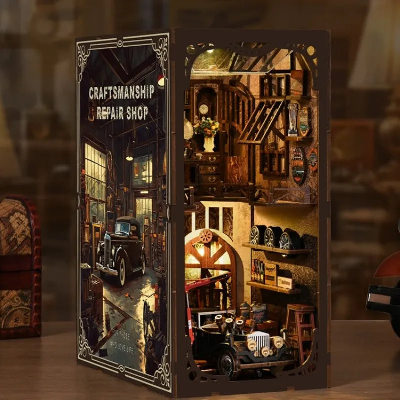 Craftsmanship Repair Shop Book Nook Kit