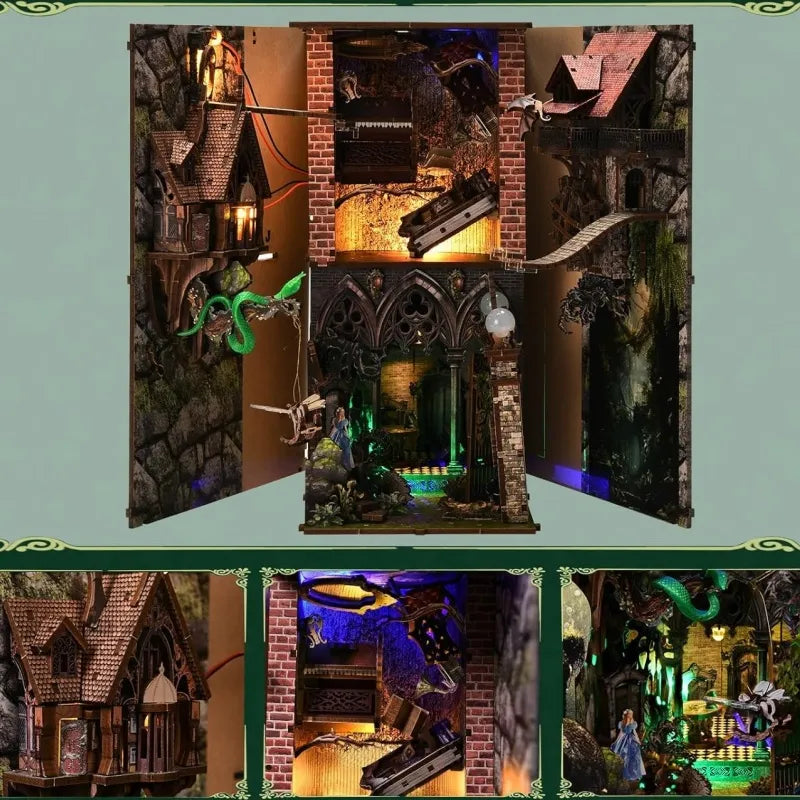 Down the Rabbit Hole Alice in Wonderland Book Nook Kit