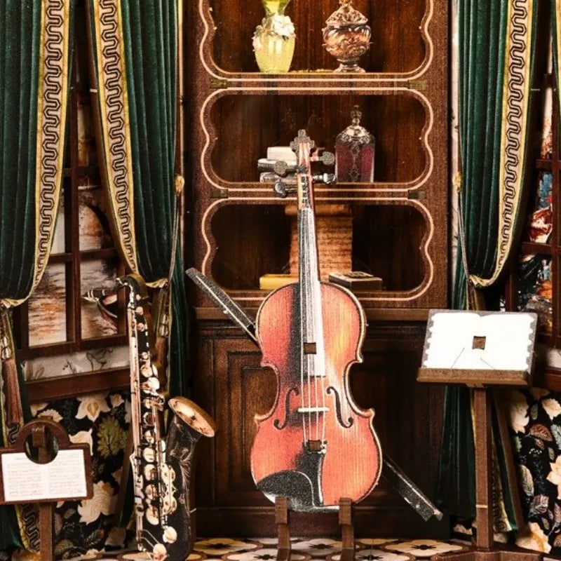 European Melody Box Book Nook Kit