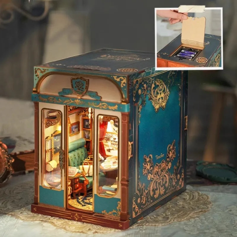 European Travels book nook kit – detail view 4