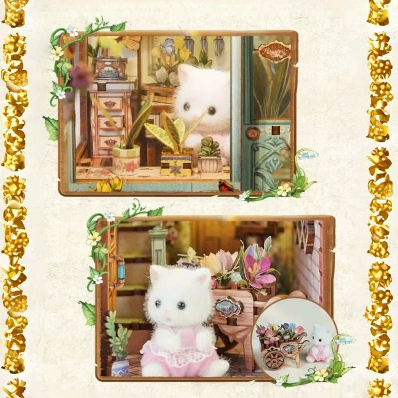 Flower Shop book nook kit – detail view 9