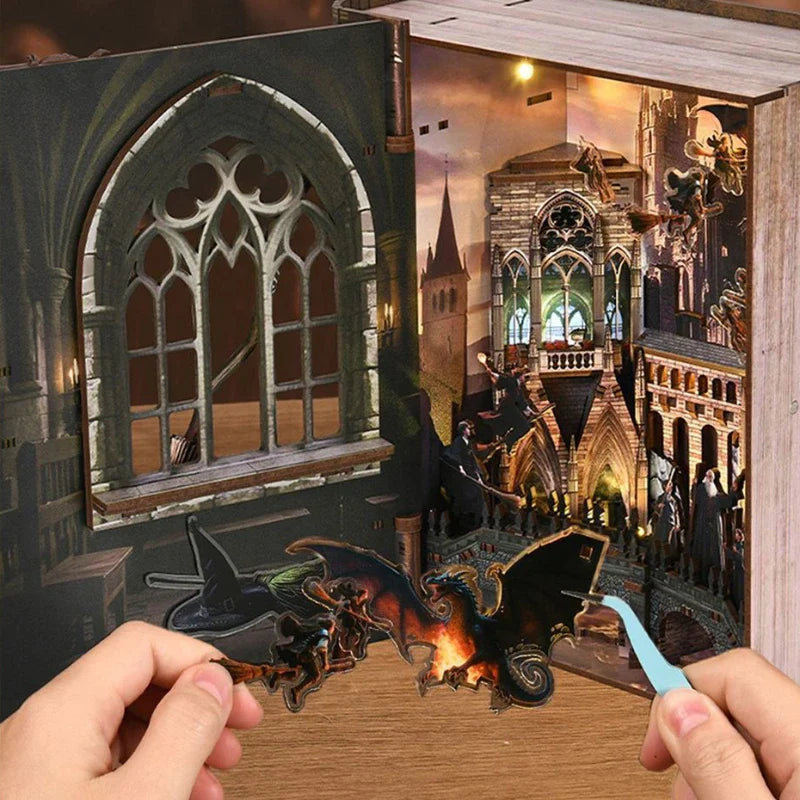 Introduction to Magical Flight book nook kit – detail view 7