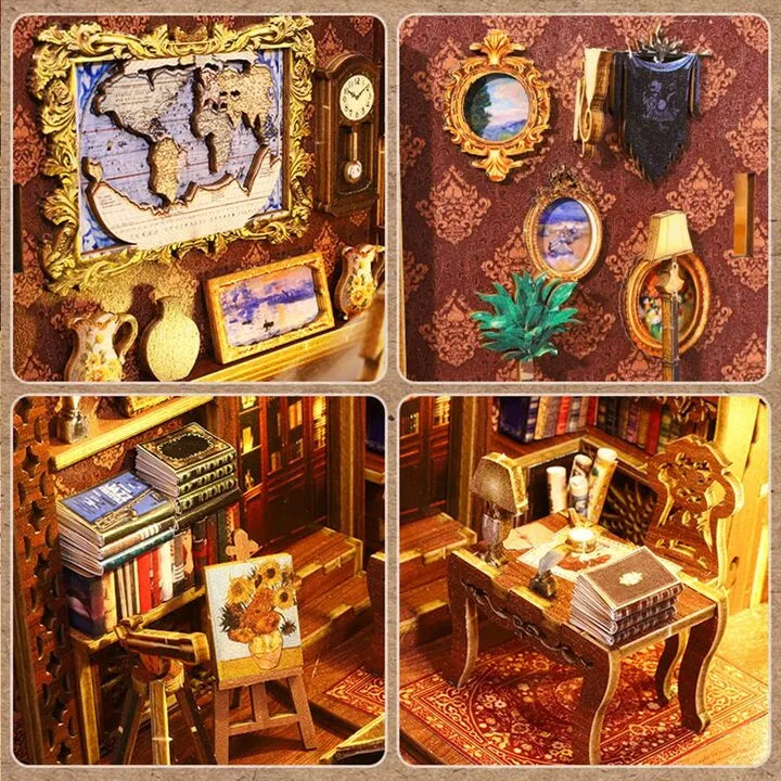 Library of Books Book Nook Kit