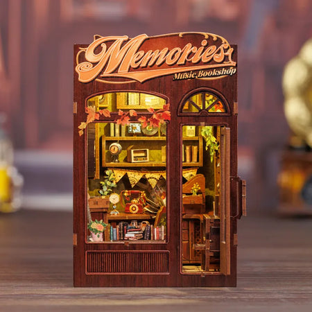 Memories Music Bookshop Book Nook Kit