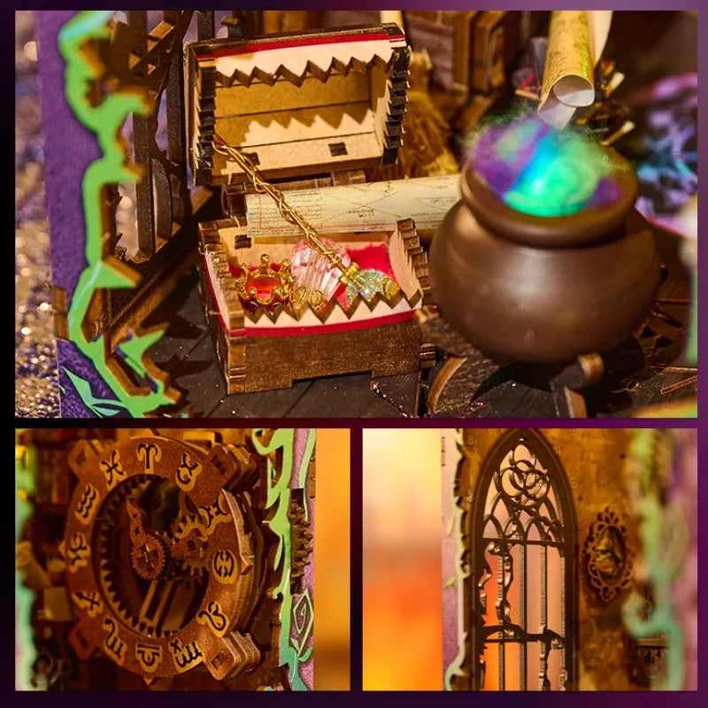 Mystic Theurge's Hut Book Nook Kit