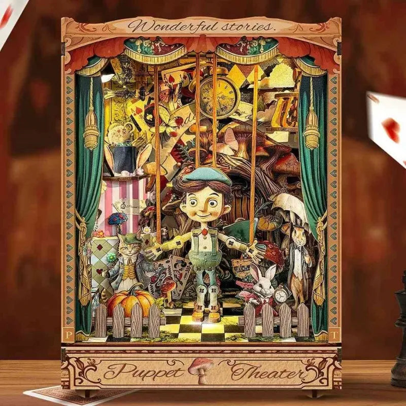 Puppet's Adventure Book Nook Kit