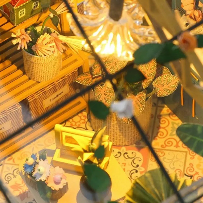 Sunshine Flower House Miniature House Kit