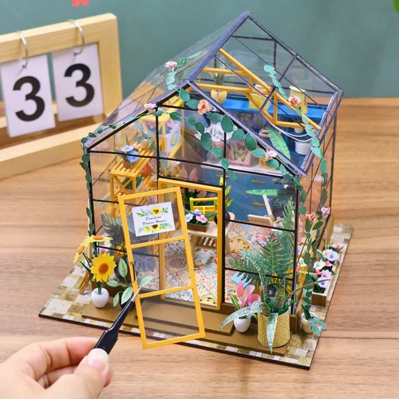 Sunshine Flower House Miniature House Kit