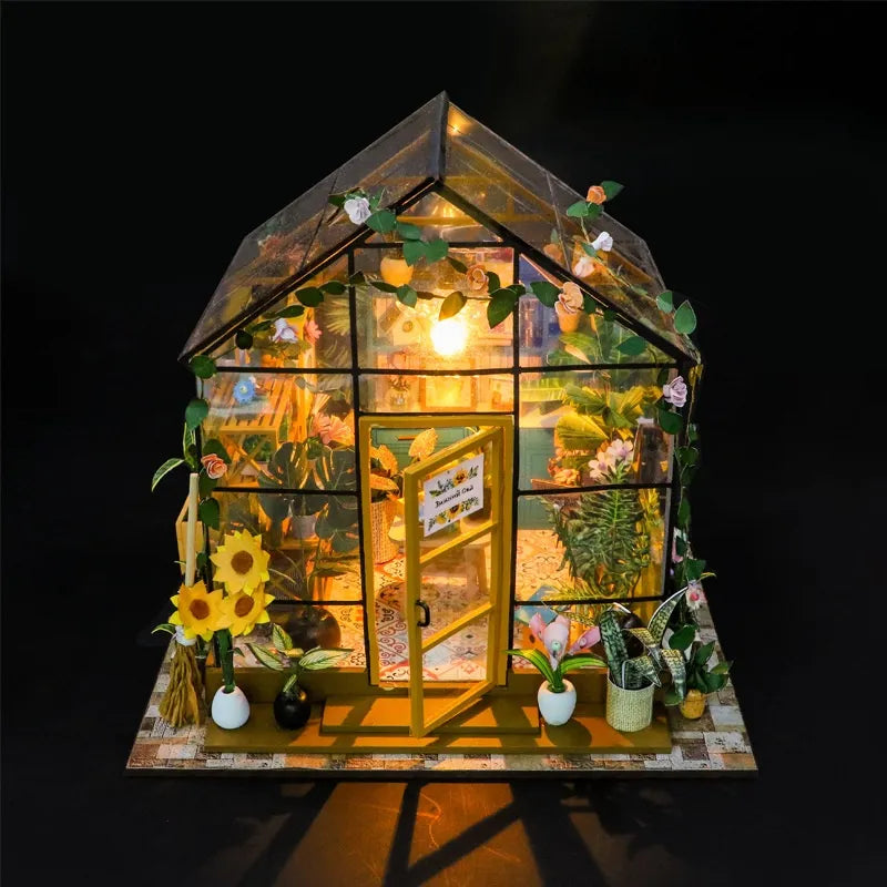 Sunshine Flower House Miniature House Kit