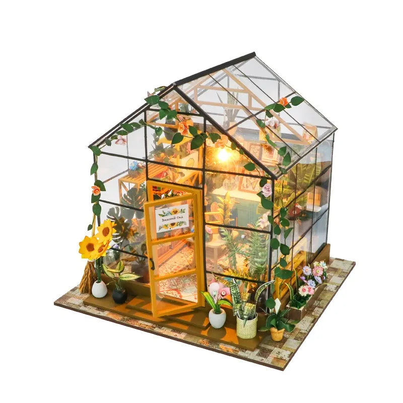 Sunshine Flower House Miniature House Kit