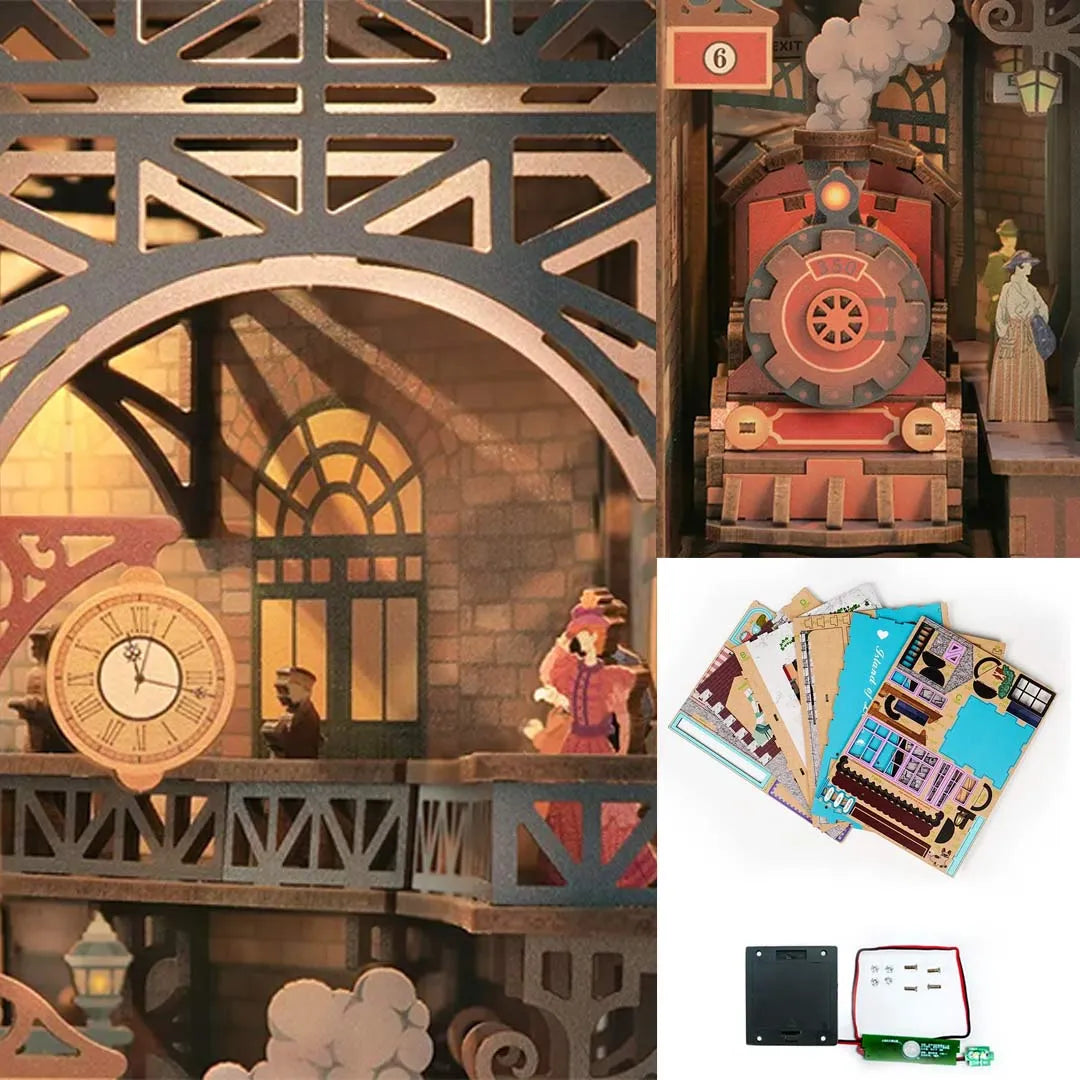 The Steam Age Book Nook Kit