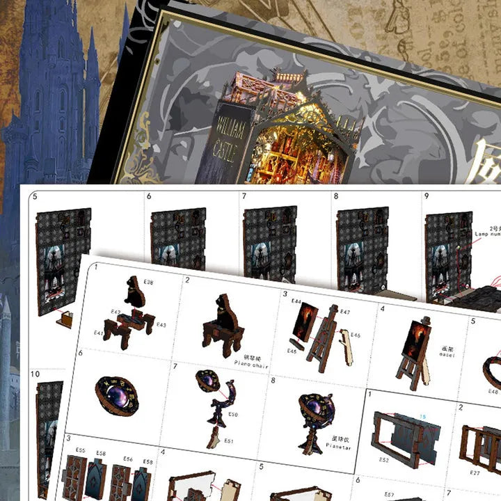 William Castle Book Nook Kit