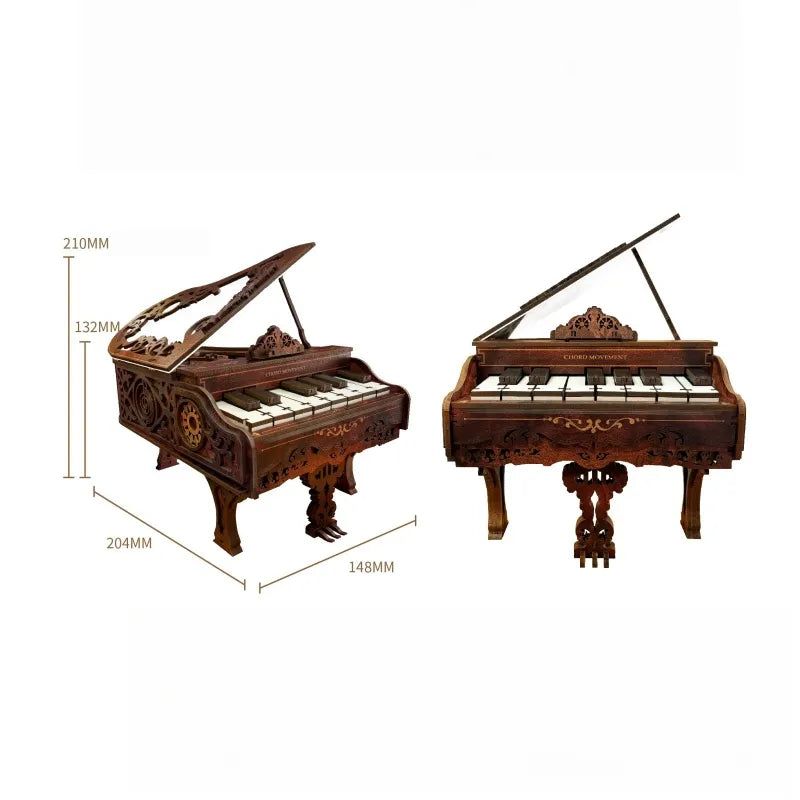 3D Holzpuzzle | Klavier Bausatz - Chord Movement