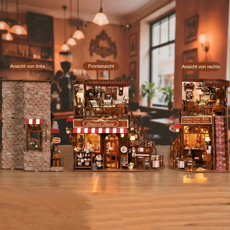 Corner Dessert House Miniature House Kit