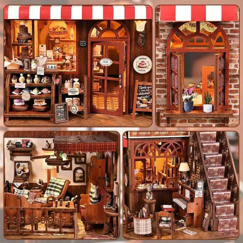 Corner Dessert House Miniature House Kit