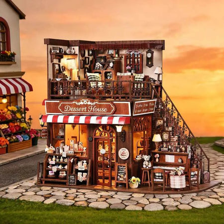Corner Dessert House Miniature House Kit