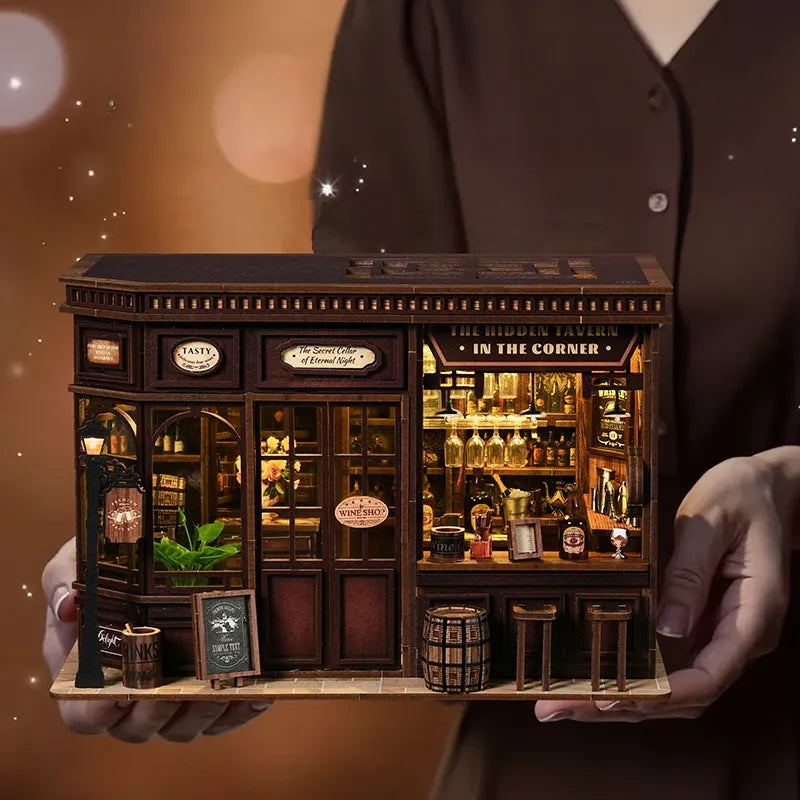 Miniatur Haus Bausatz - Corner Tavern