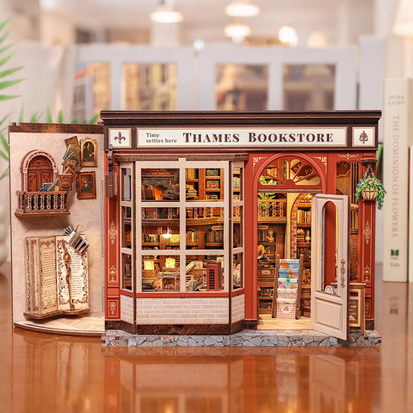 Thames Bookstore Miniature House Kit
