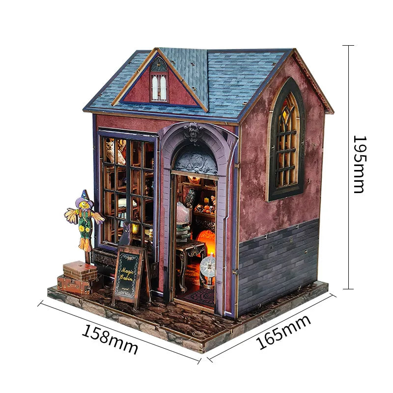 Dark Cabin Miniature House Kit