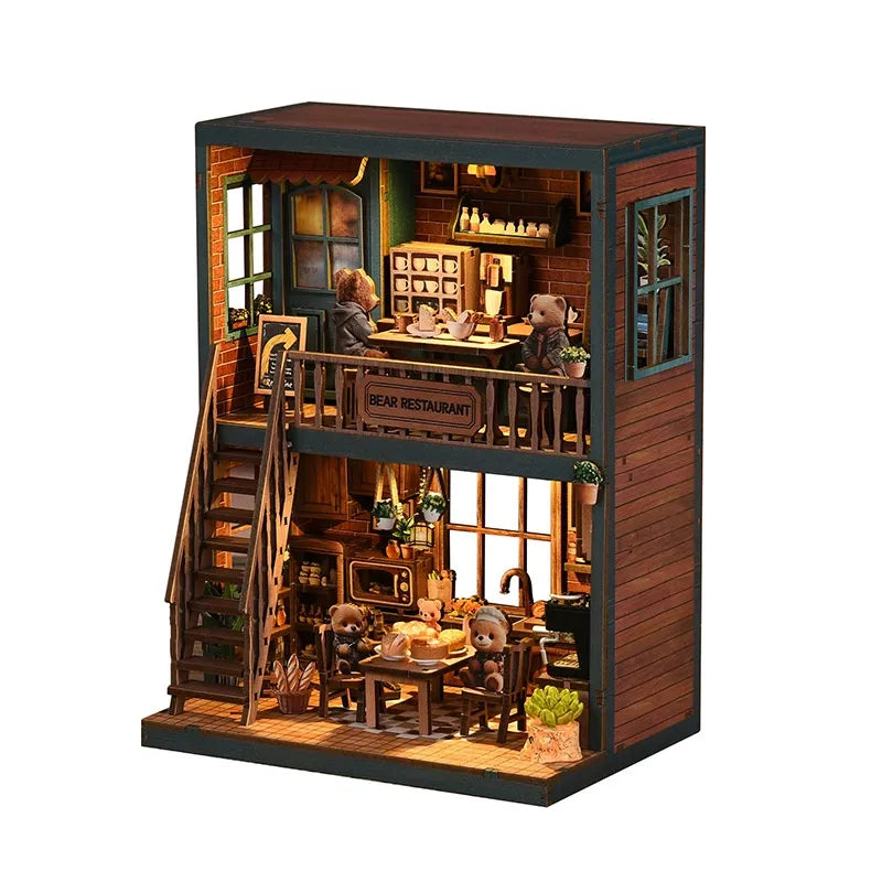 Miniatur Haus Bausatz - Bear Restaurant