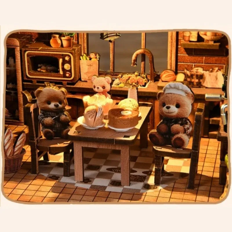 Bear Restaurant Miniature House Kit