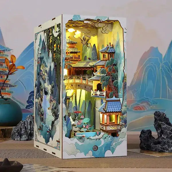 Penglai Wonderland book nook kit – detail view 3