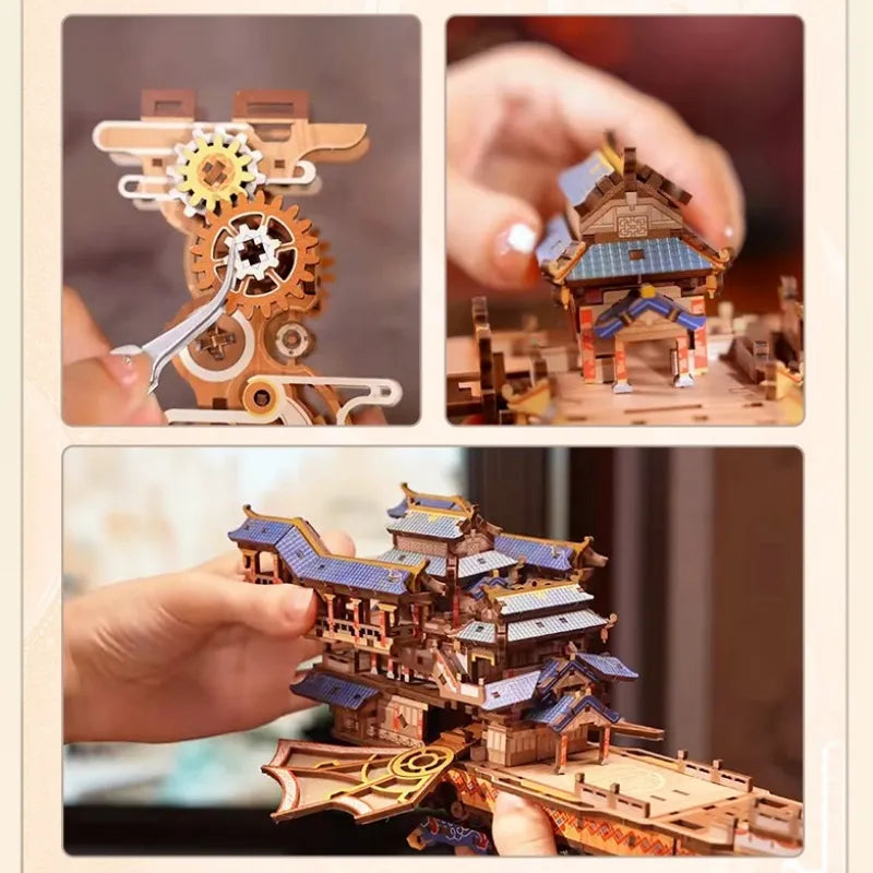 3D Holzpuzzle - Wind Voyager