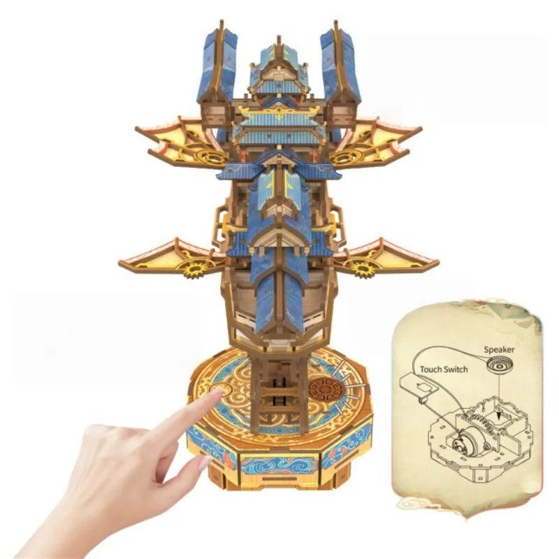 3D Holzpuzzle - Wind Voyager