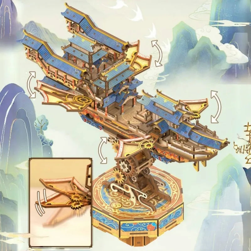 3D Holzpuzzle - Wind Voyager