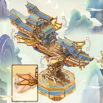 3D Holzpuzzle - Wind Voyager