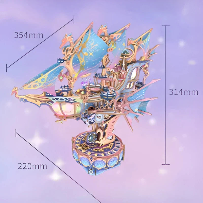 Magical Galaxy 3D Wooden Puzzle