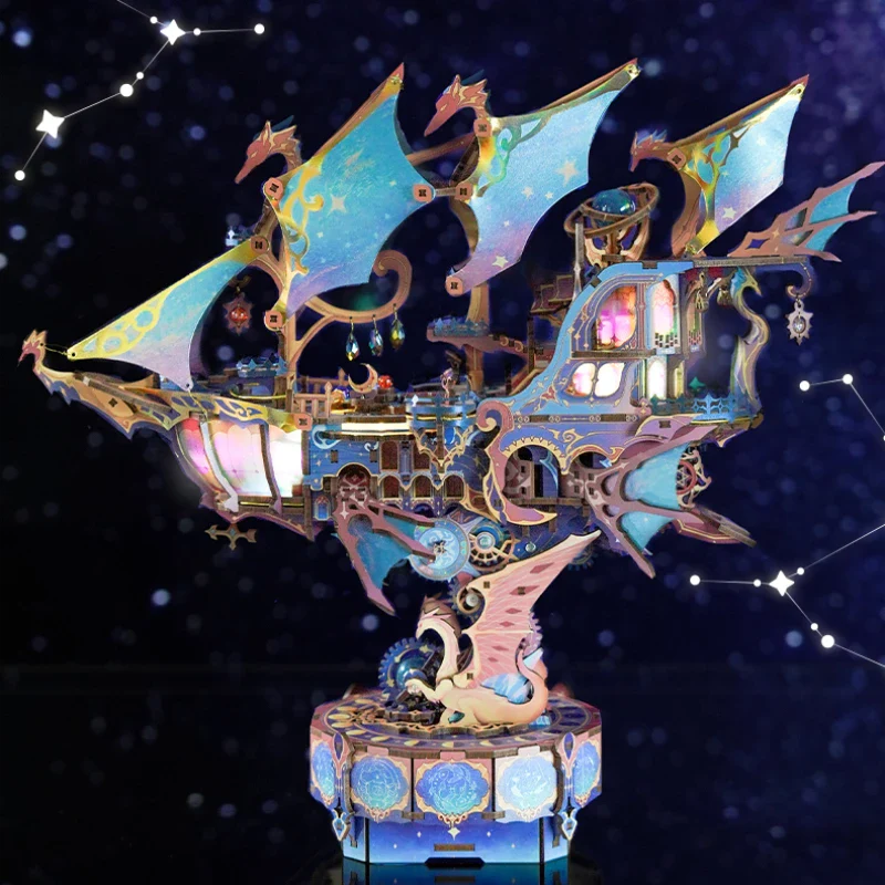 Magical Galaxy 3D wooden puzzle – detail view 3