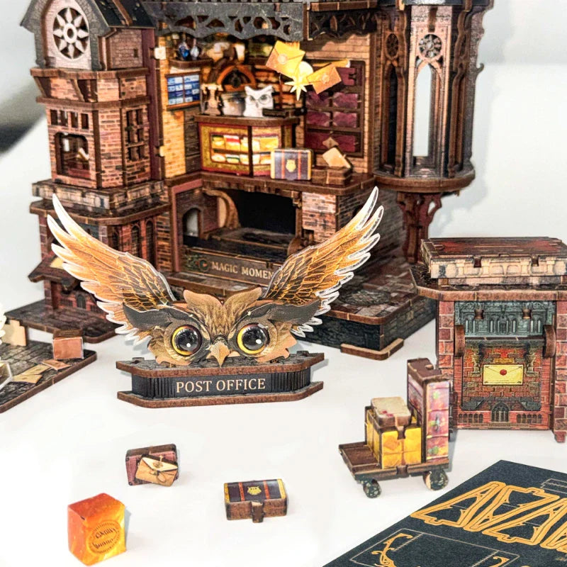 Owl Post Office 3D Wooden Puzzle