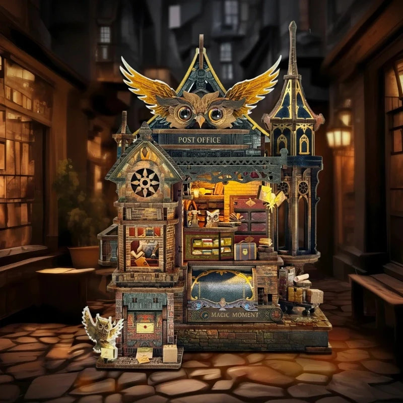 Owl Post Office 3D Wooden Puzzle