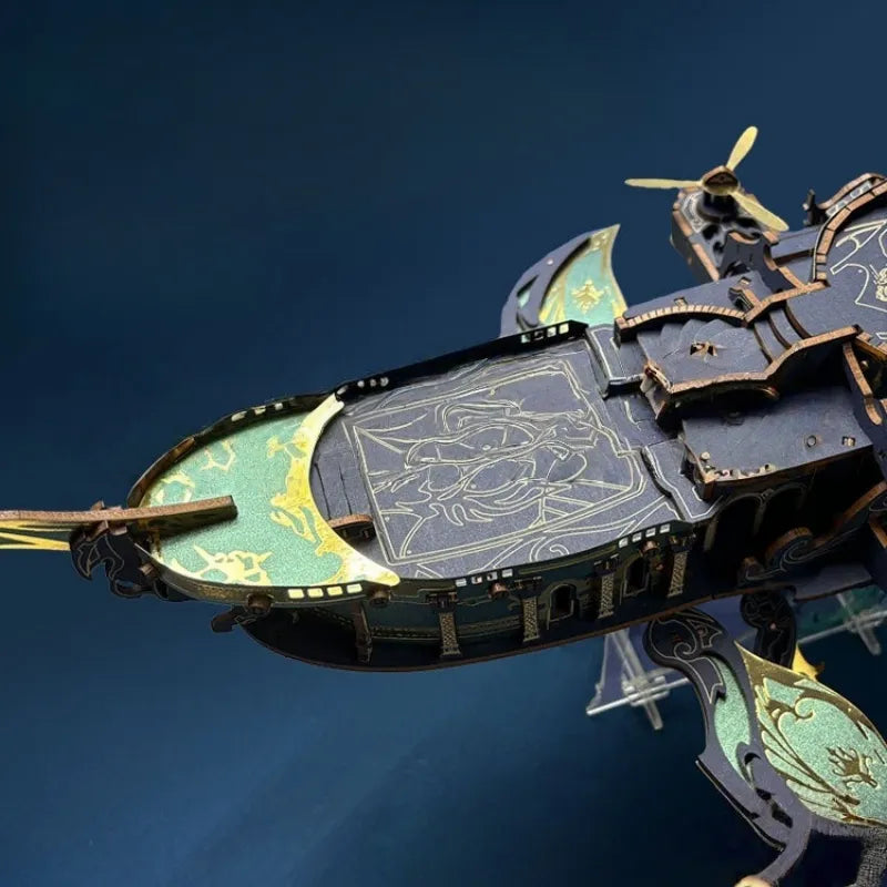 Whale Ark of the Universe 3D Wooden Puzzle