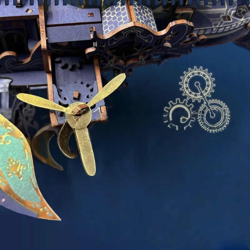 Whale Ark of the Universe 3D Wooden Puzzle