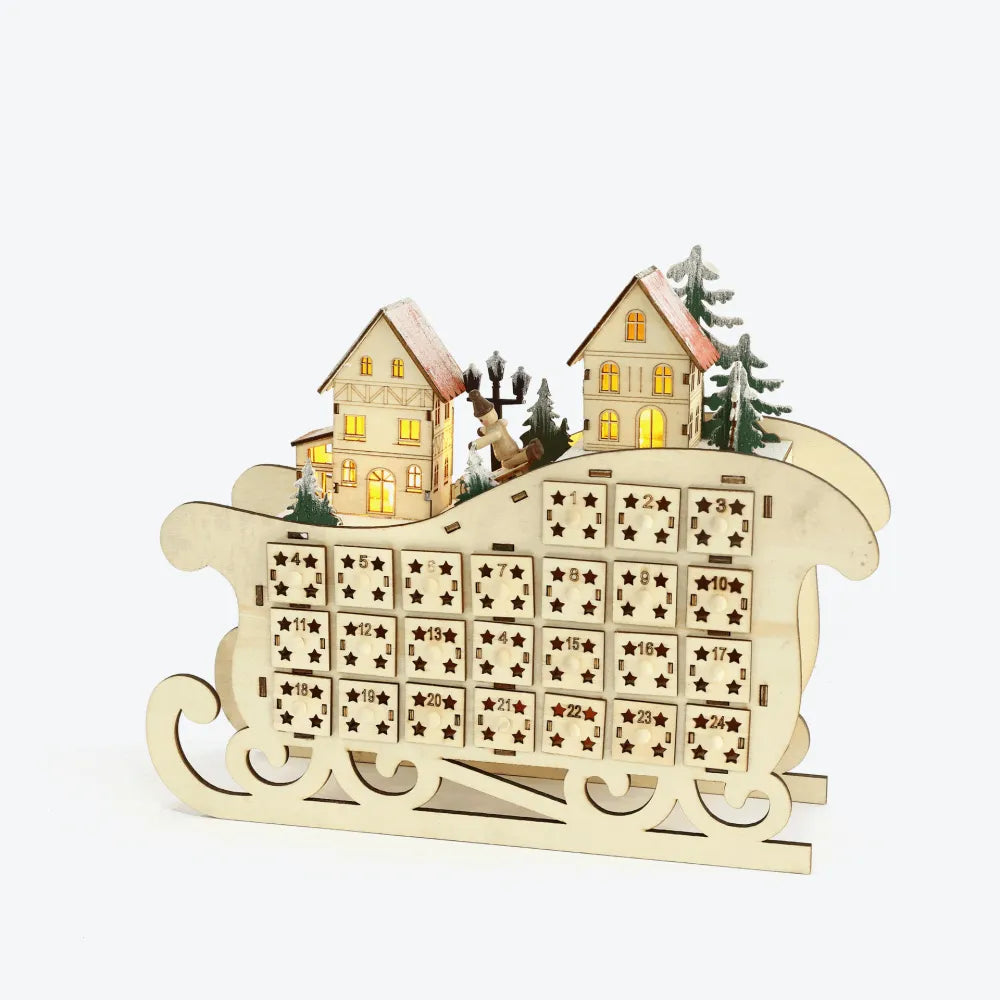 Wooden advent calendar 2025 – detail view 7