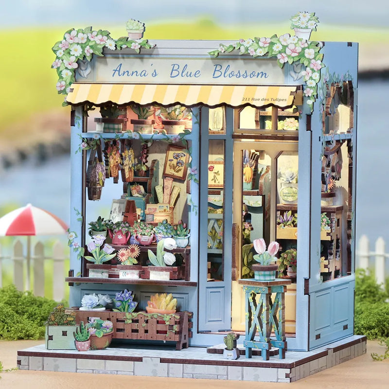 Anna's Blue Blossom Book Nook Kit