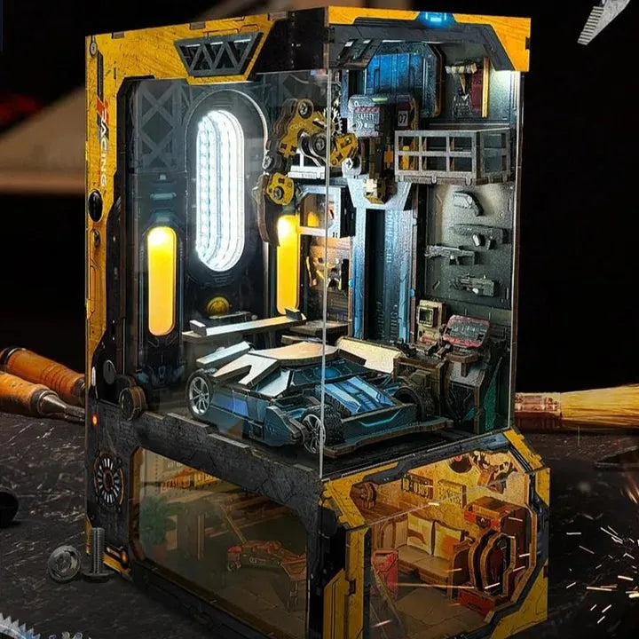 Automobile Workshop Book Nook Kit