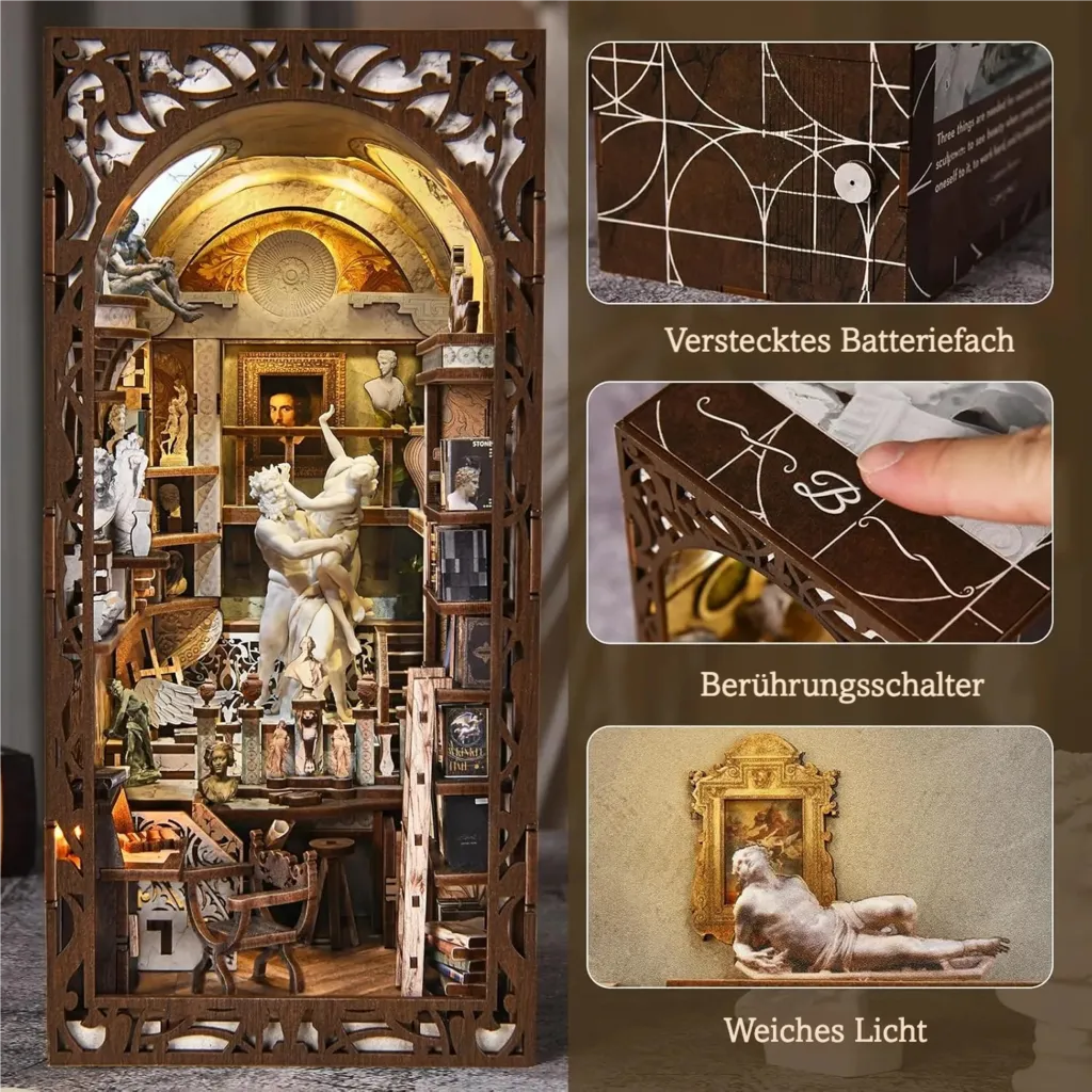Bernini's Sculpture Workshop Book Nook Kit