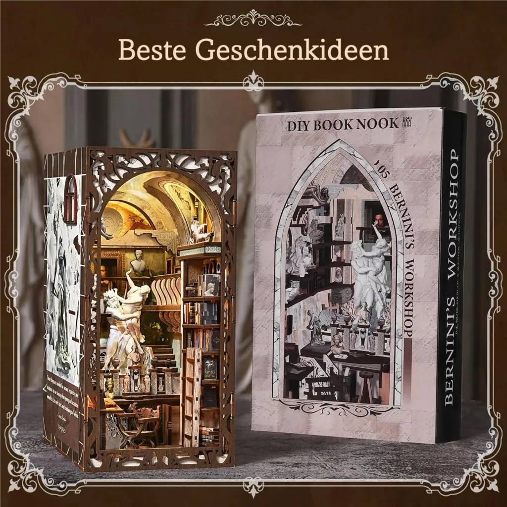 Bernini's Sculpture Workshop Book Nook Kit