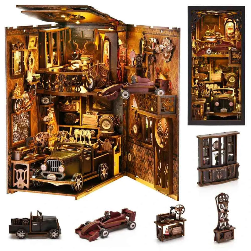 Car Players Book Nook Kit